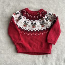 Kötött ünnepi pulóver (74)
