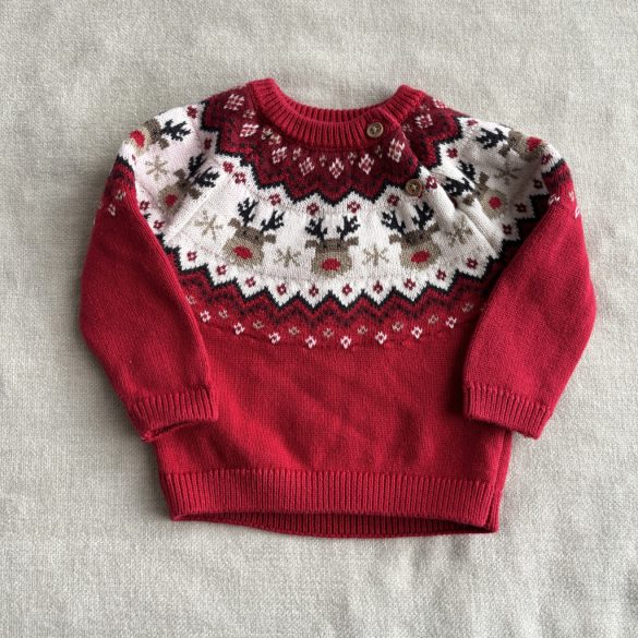 Kötött ünnepi pulóver (74)