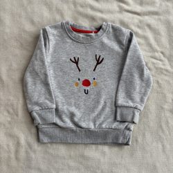 Egyszerű rénszarvasos pulóver (98)