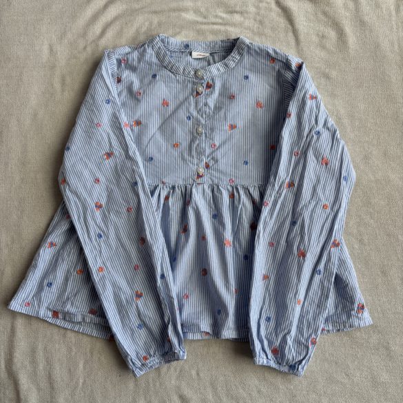 Hímzett csíkos blúz (140)