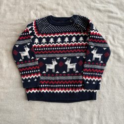 Mintás kötött pulóver (74)