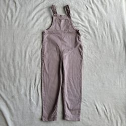 Rózsaszín farmer romper (128)