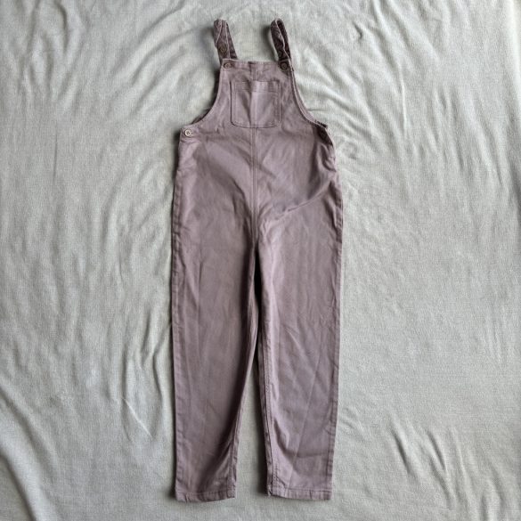 Rózsaszín farmer romper (128)