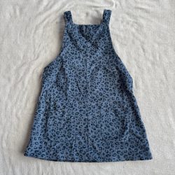 Ocelot mintás mikrokord ruha (92)