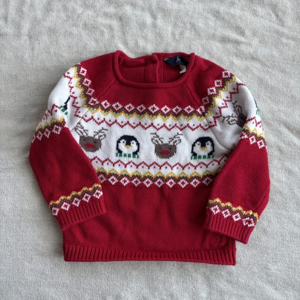 Karácsonyi kötött pulóver (80)