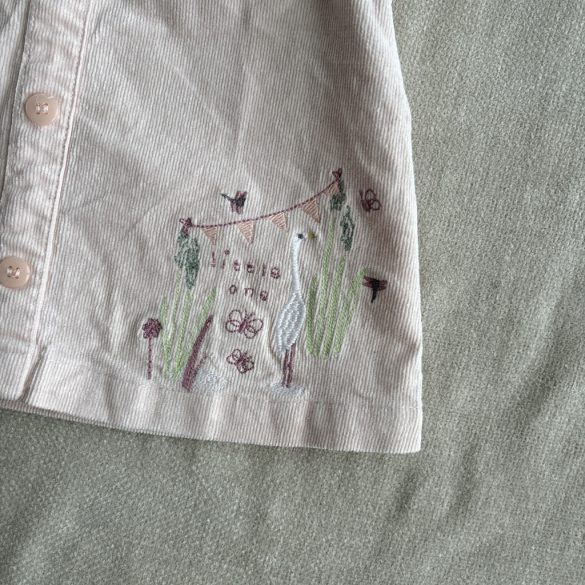 Hímzett mikrokord ruha (68)