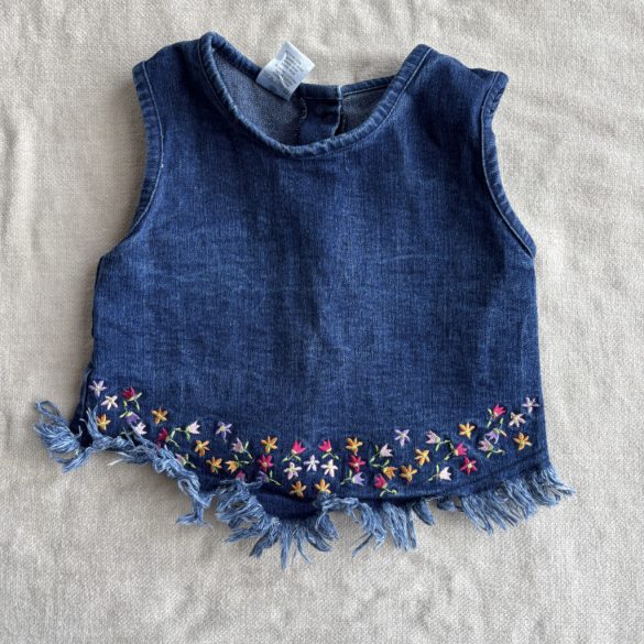 Extra cuki hímzett farmer felső (98)