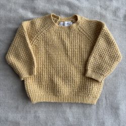 Sárga kötött pulóver (68)