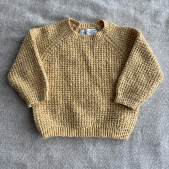 Sárga kötött pulóver (68)