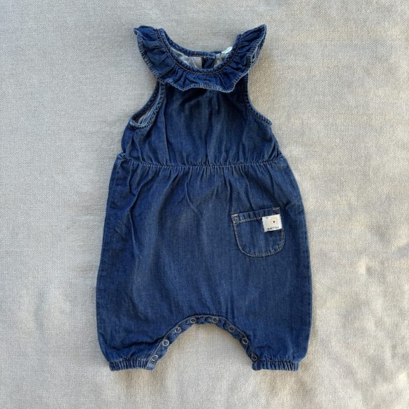 Fodros farmerhatású jumpsuit (56)