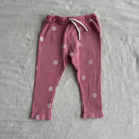 Bordázott pöttyös leggings (74)