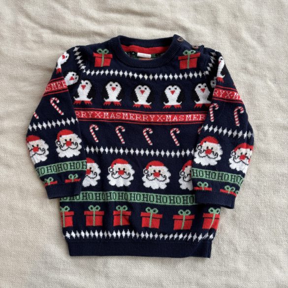 Mintás karácsonyi pulóver (80)