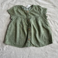 Apró mintás vékony blúz (86)