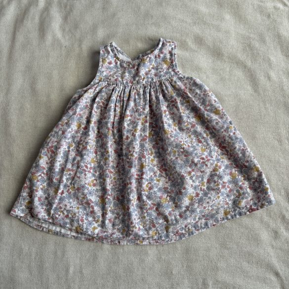 Virágmintás mikrokord ruha (86)