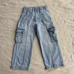 Bő zsebes farmernadrág (110)