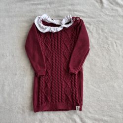 Csavart mintás kötött ruha (92)