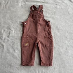 Barna farmer kantáros nadrág (80)