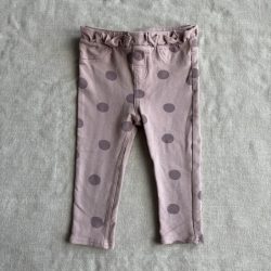 Pöttyös fodros leggings (86)
