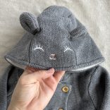 Bélelt kötött kardigán (68)