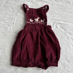 Cuki rátétes mikrokord romper (86)