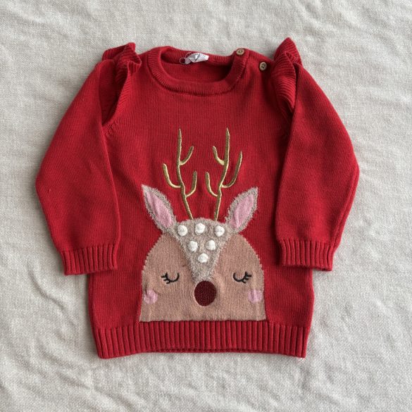 Rénszarvasos kötött pulóver (86)
