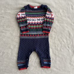 Kötött karácsonyi rugdalózó (68)