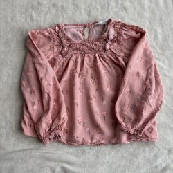 Virágos viszkóz blúz (116)