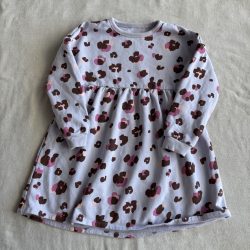 Ocelot mintás pulcsiruha (122)