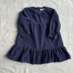 Pöttyös kord ruha (104)