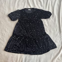 Csillagos bársony ruha (134)