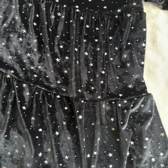 Csillagos bársony ruha (134)