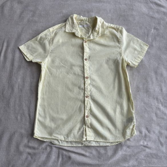 Sárga lenkevert nyári ing (140)