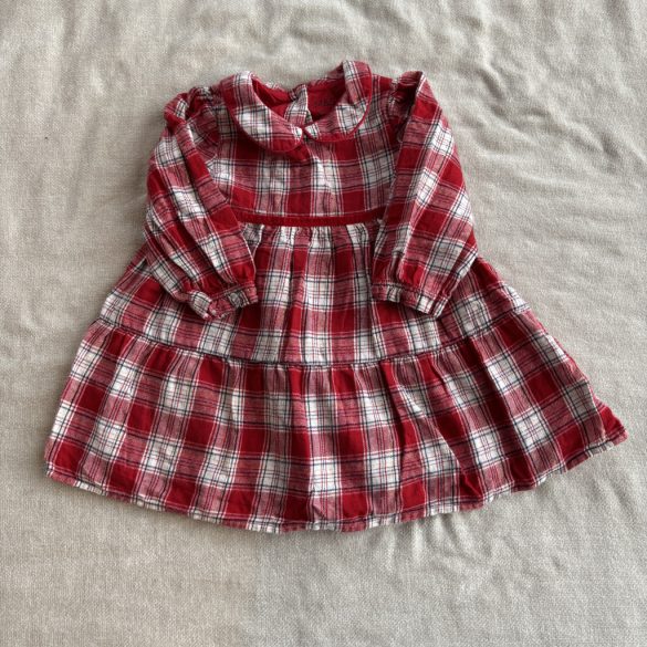 Kockás ruha csillogó szálakkal (74)