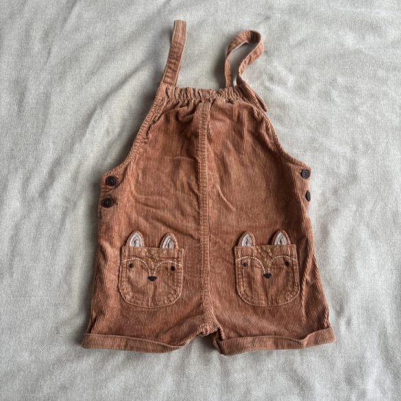 Rókazsebes pántos kord romper (74)