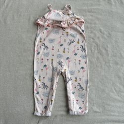 Cuki mintás pántos romper (80)