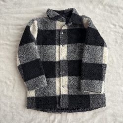 Kockás bundás kabát (110)