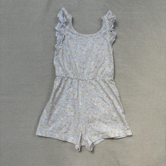 Virágos fodros vállú jumpsuit (86)