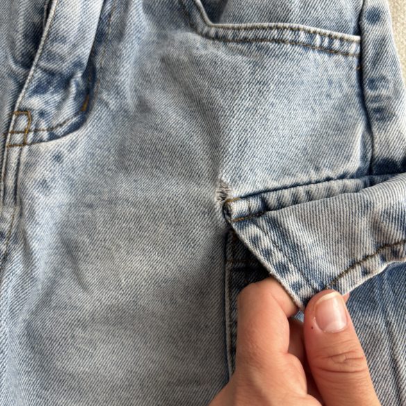 Zsebes farmer rövidnadrág (128)