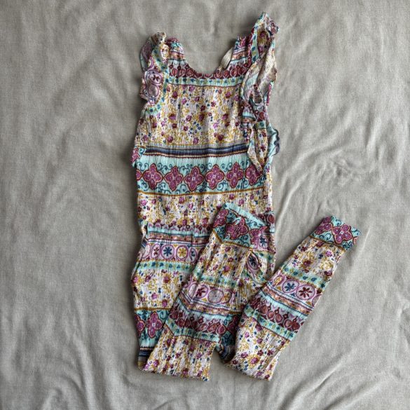 Színes mintás nyári overál (140)