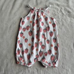 Epres bordázott romper (98)