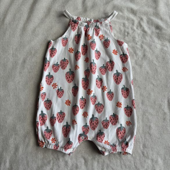 Epres bordázott romper (98)