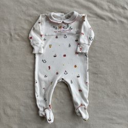 Apró mintás karácsonyi rugdalózó (68)