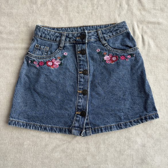 Hímzett farmer szoknya (128)