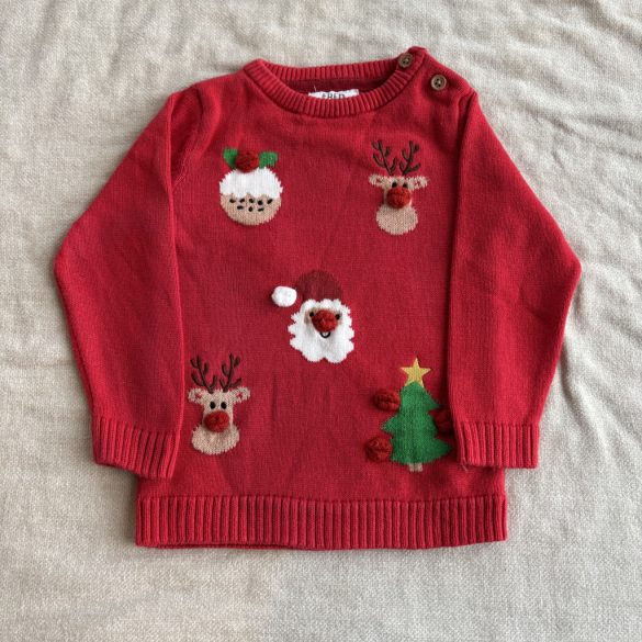 Kötött ünnepi pulóver (80)