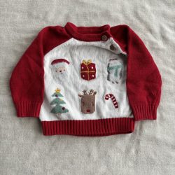 Gyönyörű kötött karácsonyi pulóver (68)