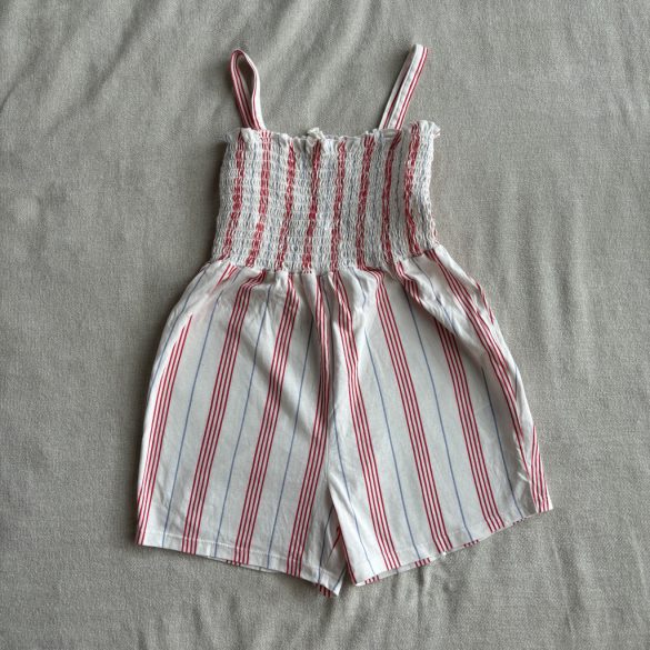 Csíkos darázsolt jumpsuit (98)