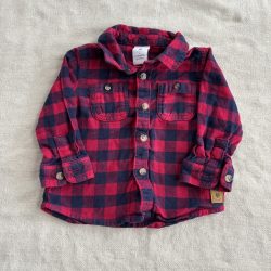 Kockás flanel ing (68/74)