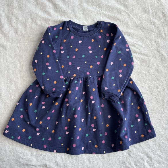 Színes mintás pulcsiruha (110)