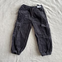 Vagány megkötős kordbársony nadrág (104)