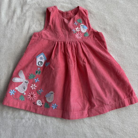 Cuki rátétes mikrokord ruha (68)